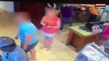 Un pervers surpris en train de filmer sous la jupe d’une femme (Vidéo)