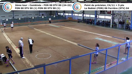 Second tour, point de précision, Club Elite Féminin, demi-finale retour, Fontaine contre Saint-Vulbas,, saison 2017-2018