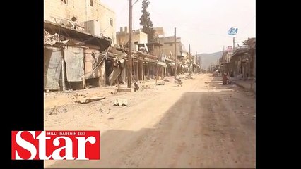 Terörden temizlenen Raco böyle görüntülendi