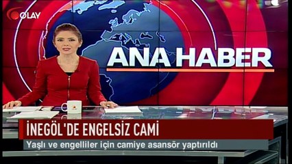 İnegöl'de engelsiz cami