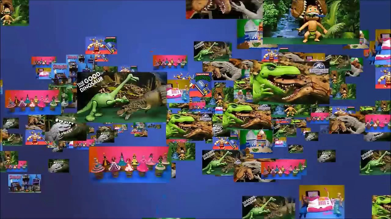 Jurassic World Hybrid T-Rex vs Hybrid Tyrannosaurus Rex Dinosaur Battles Unboxing - WD Toys