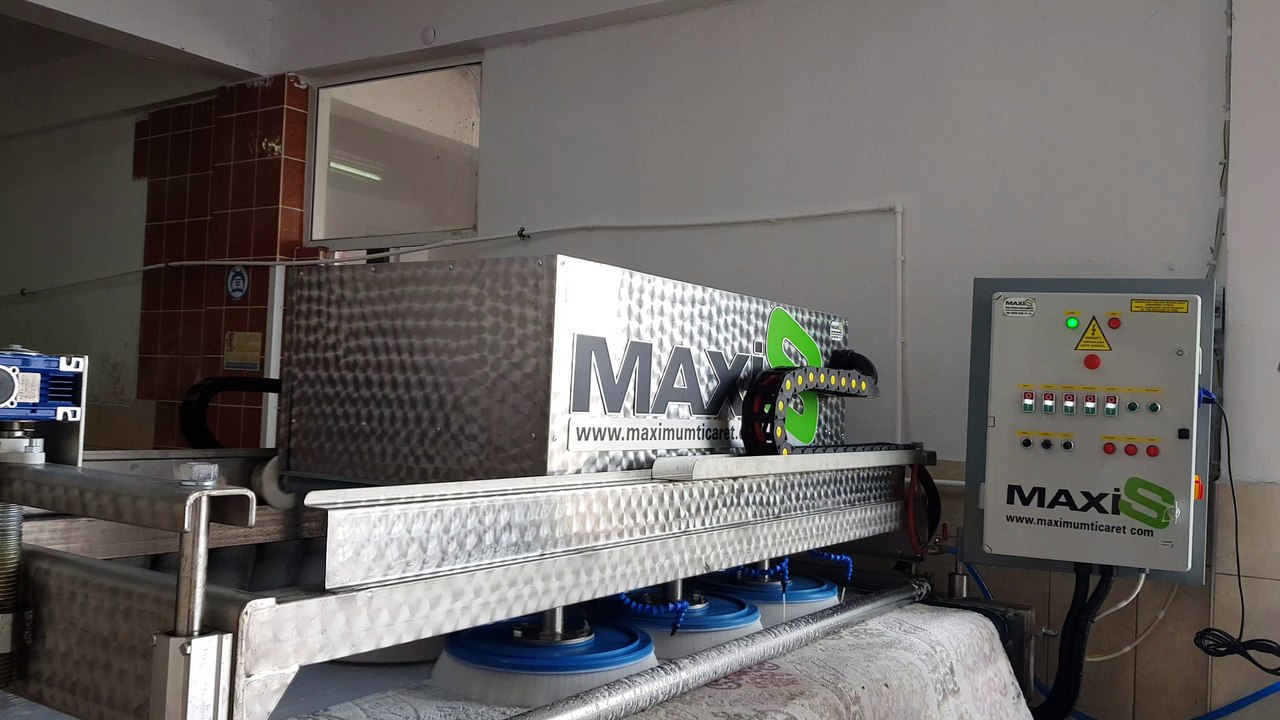 otomatik halı yıkama makinası,halı sıkma makinası maxis