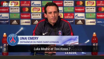 PSG - Real : "On peut gagner contre les meilleurs joueurs du monde" affirme Emery