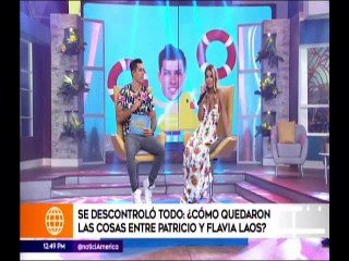 Se descontrlo todo - ¿Como quedaron las cosas entre Patricio y Flavia Laos?