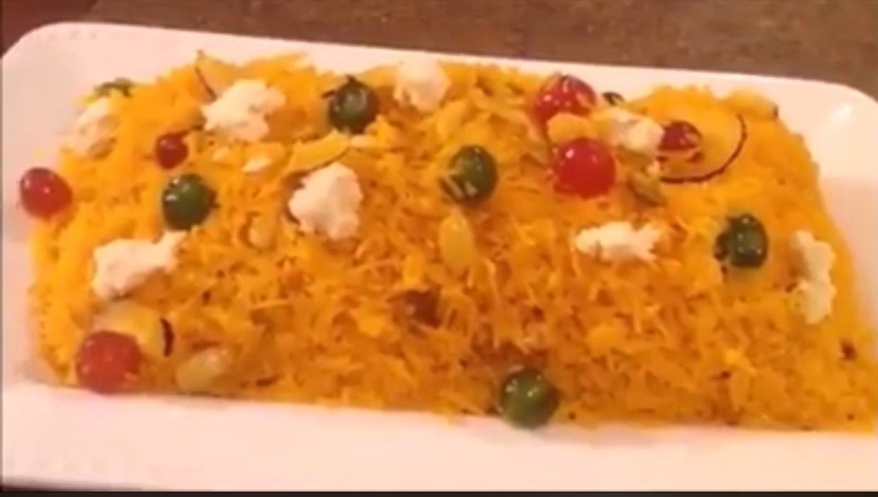 Zarda Rice ( How to make Zarda Rice )Recipe By Robina irfan video