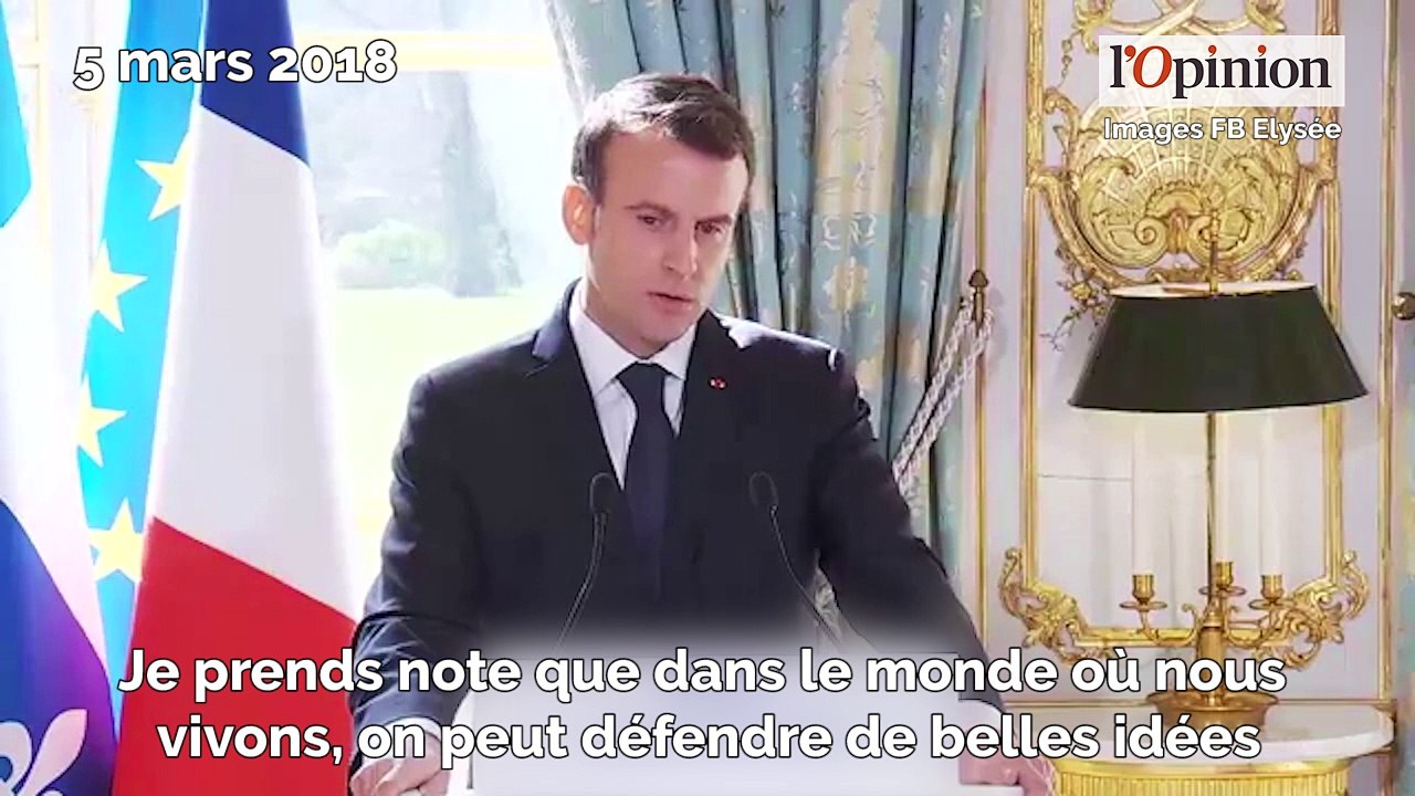 Résultats des législatives en Italie: Macron pointe «la très forte pression migratoire»