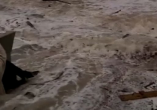 Huge Waves Slam Puerto Rico's Northern Shores