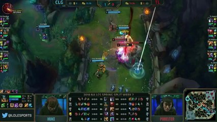 2018 NA LCS Spring Split: CLG vs TL (Week 7)