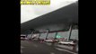 The roof collapsed at the airport