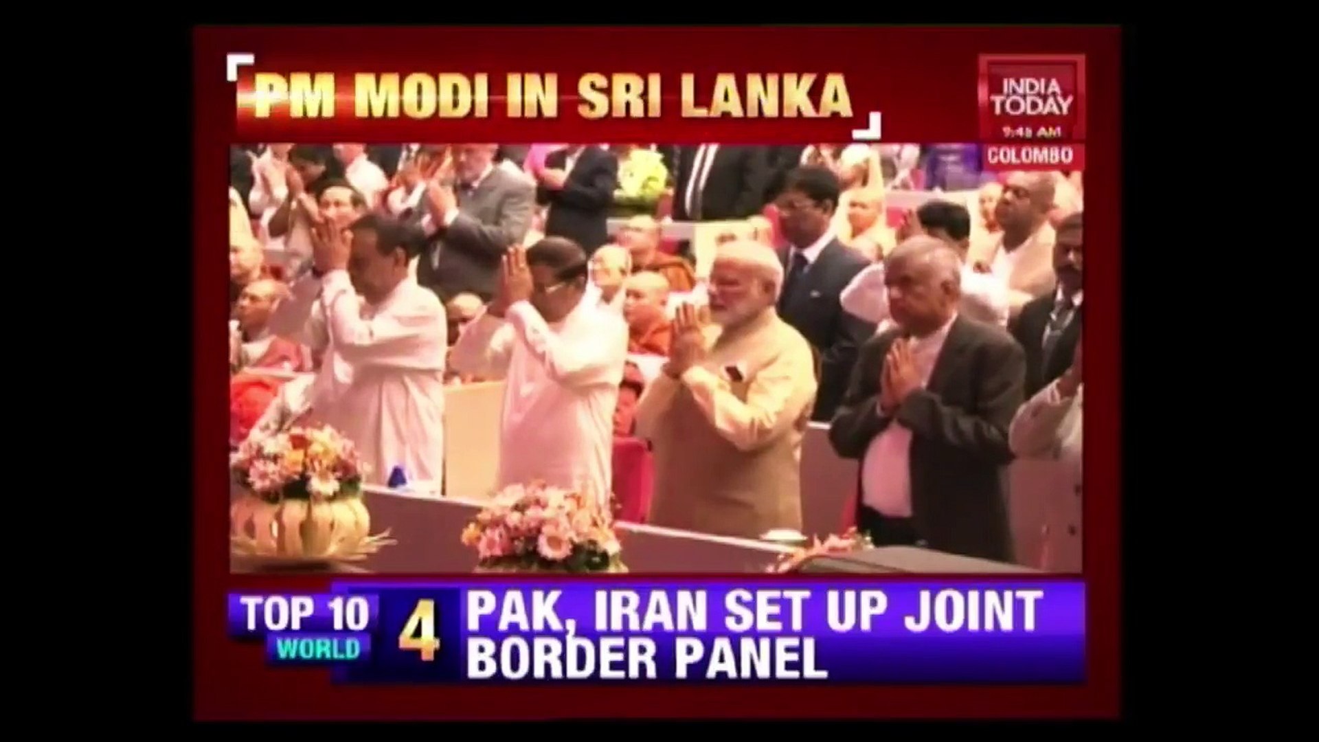 PM Modi In Colombo For Vesak Celebrations