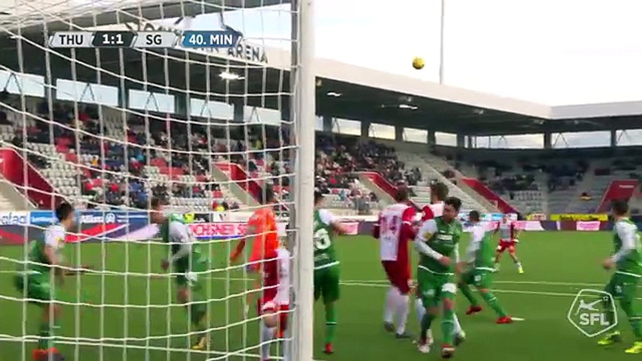 Thun 1:2 Sankt Gallen (Switzerland. Super League. 4 March 2018)