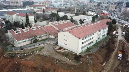 Şişli Meslek Lisesinin Bugün Çekilen Havadan Görüntüleri