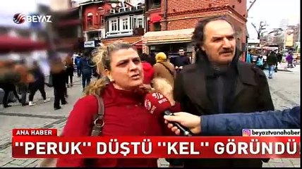 Peruk takıp bekarım diye kandırdı