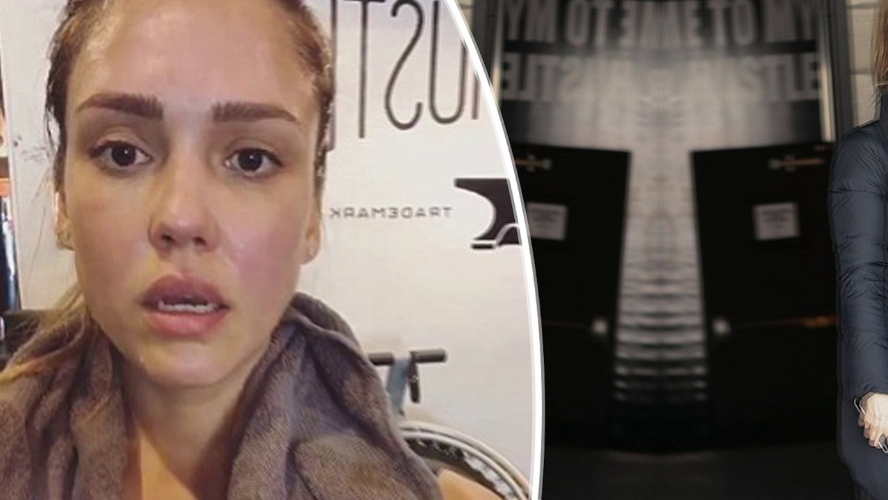 'It's so hard to get back!' Jessica Alba exercises at Heart & Hustle gym... two months after welcoming third child.