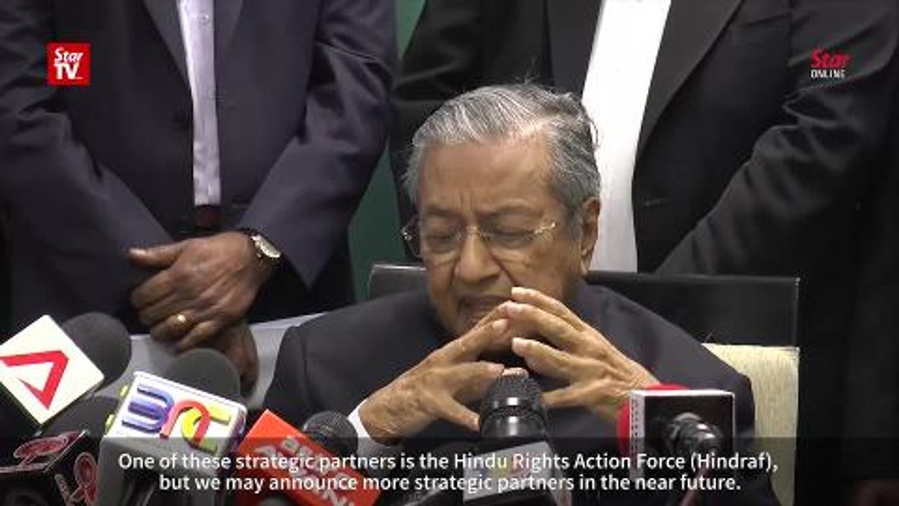 Tun M: Hindraf, Mira are now Pakatan’s strategi...