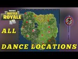 All Dance In Different Forbidden locations |  Week 2 Challenge Battle Pass Fortnite Battle Royale