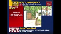 HRD Minister Prakash Javadekar To Meet Smriti Irani At Her Residence