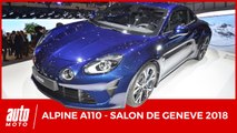 Salon de Genève - Alpine A110 (2018) : les versions Pure et Légende