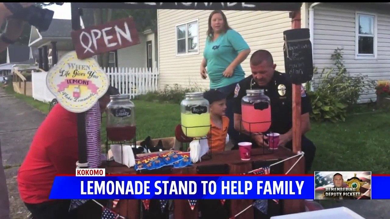 Indiana Boy Using His Lemonade Stand to Raise Money for Fallen Deputy’s Family