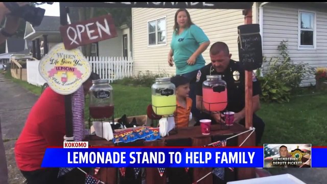 Indiana Boy Using His Lemonade Stand to Raise Money for Fallen Deputy’s Family