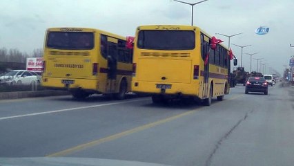 Muş'tan Afrin'e 293 asker dualarla uğurlandı