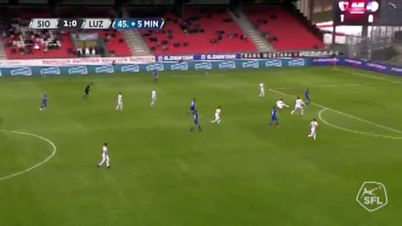 Sion 1:1 Luzern (Switzerland. Super League. 4 March 2018)