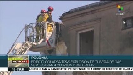 Cuatro muertos tras explosión de gas al oeste de Polonia