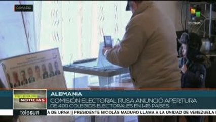Abren en Alemania la elección presidencial rusa