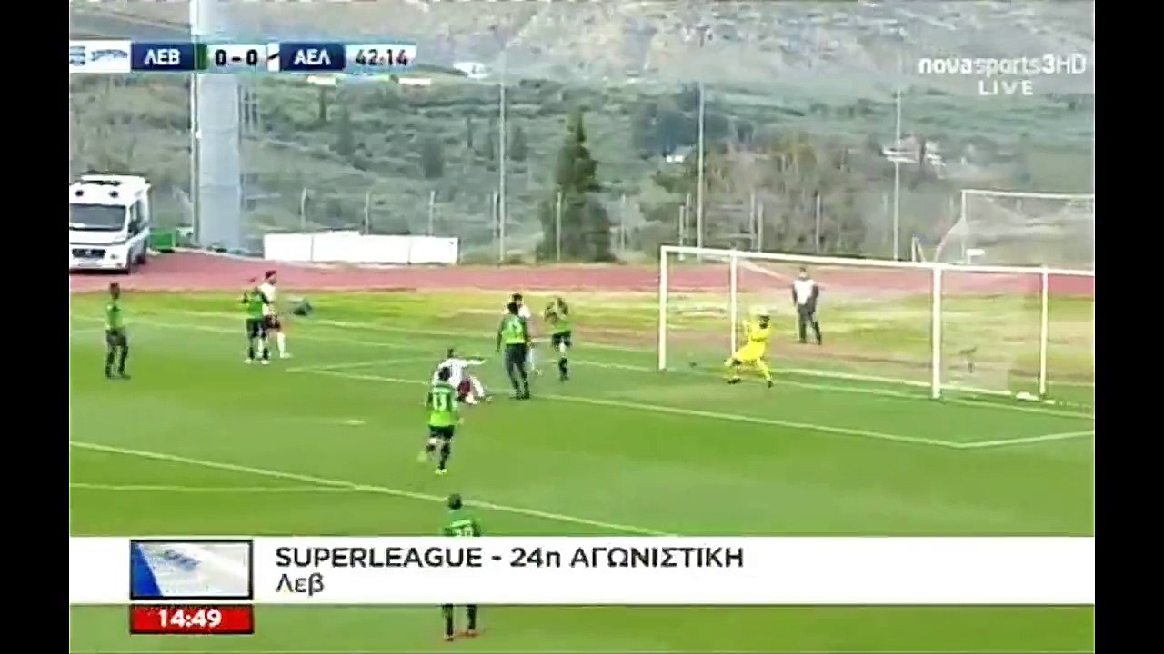 24η Λεβαδειακός-ΑΕΛ 2-1 2017-18 Σκάι