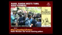 Rahul Gandhi Meets Farmers Demanding Drought Relief Packages