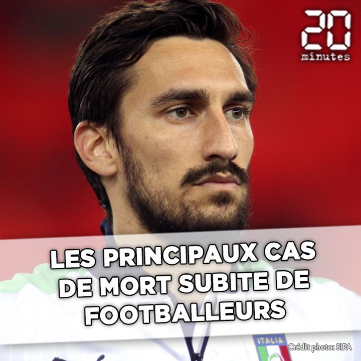 Mort de Davide Astori: Les principaux cas de mort subite de footballeurs