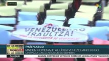País Vasco rinde homenaje a la figura de Hugo Chávez