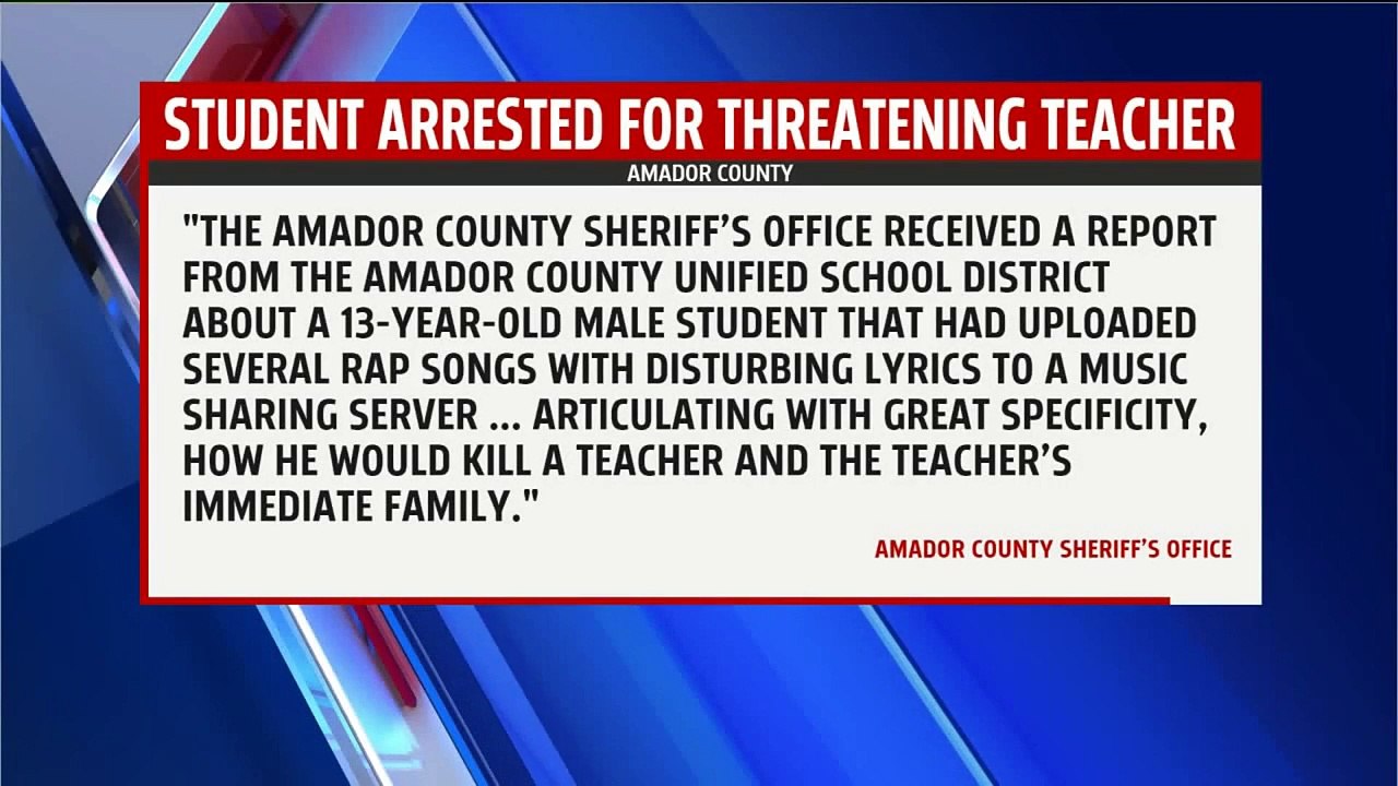 California Teen Arrested After Rapping About Killing His Teacher