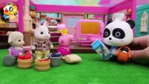 Baby Panda's Birthday Party - Make Strawberry Cake - Kids Toys - Toy Story - ToyBus