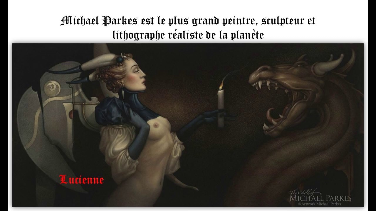 Peintre Michael Parkes -Lucienne2