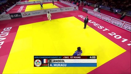 Emilie Andéol (+78kg) - ChM 2017 judo