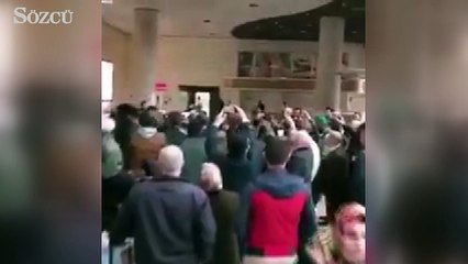 Havalimanında zikirin görüntüleri ortaya çıktı