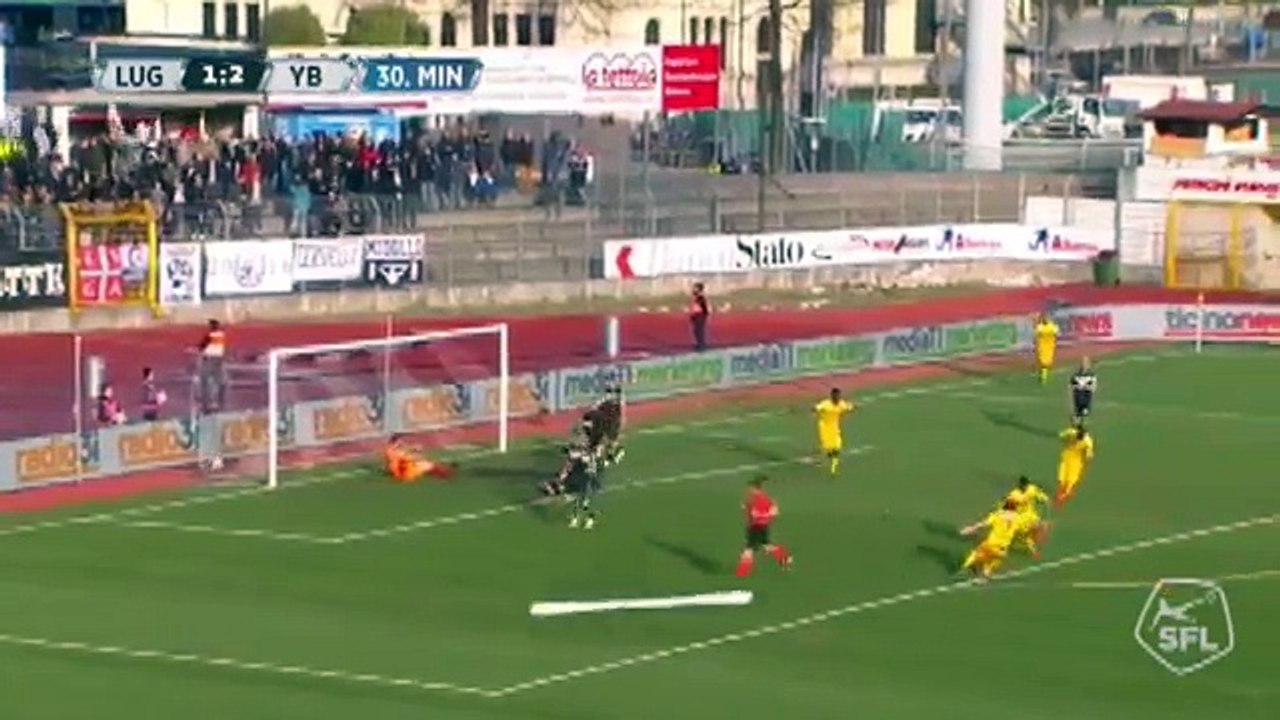 Lugano 1:2 Young Boys (Switzerland. Super League. 4 March 2018)