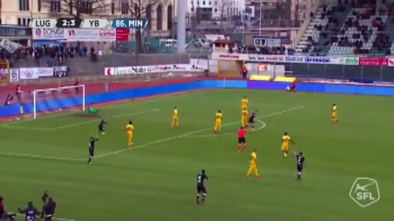 Lugano 2:3 Young Boys (Switzerland. Super League. 4 March 2018)