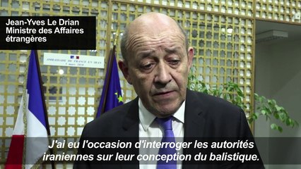 Missiles iraniens:"beaucoup de travail" reste à faire, dit Paris