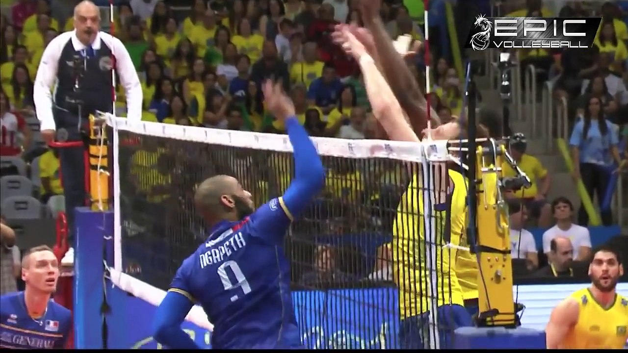 Top 12 smart volleyball attack by Earvin Ngapeth
