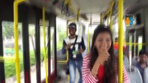 Gapur Hatela | comedy video | full entertainment in bus with girl| BRTS BUS| |mavv dude|