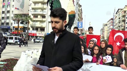 Öğrencilerden Zeytin Dalı Harekatı'na destek - DENİZLİ