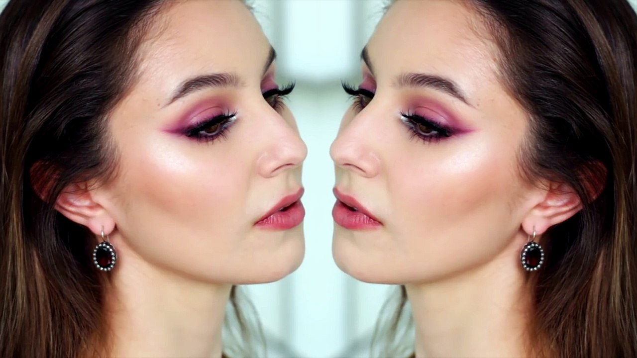 Burgundy Winged Liner | Fall Inspired Makeup Tutorial | Karima Mckimmie