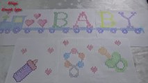 Kanaviçe Bebek Şablonu/Bebek Battaniyesi,Pikesi Şablon Örnekleri | Anlatımlı