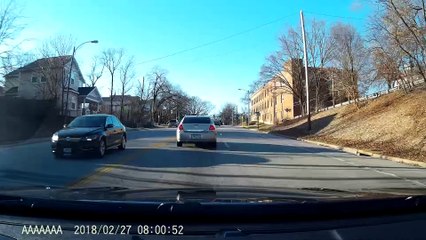 Bad Driver Receives Instant Karma