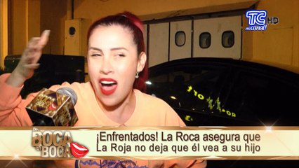 “La Roca” y “La Roja” protagonizaron escándalo