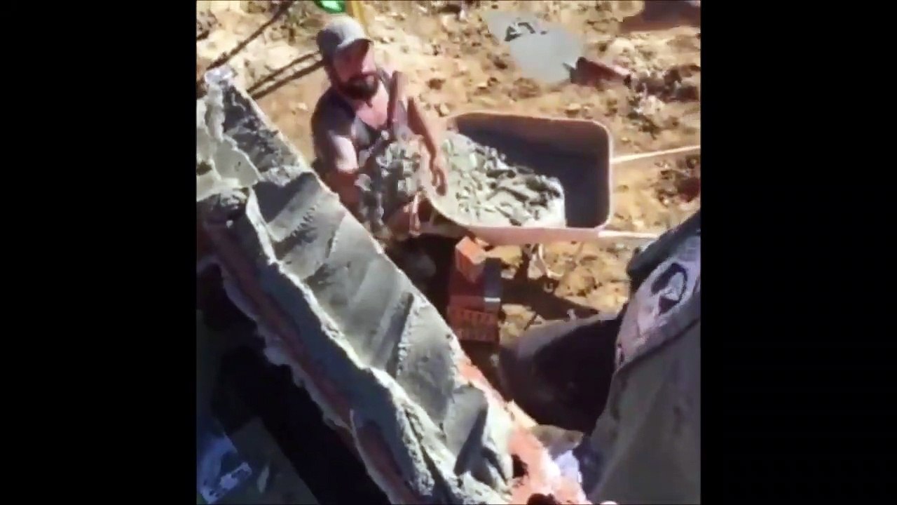 2 maçons tellement efficaces... Technique incroyable