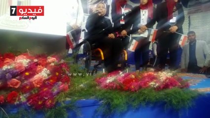 أهالى ههيا بالشرقية يؤيدون الرئيس السيسى لفترة رئاسية ثانية