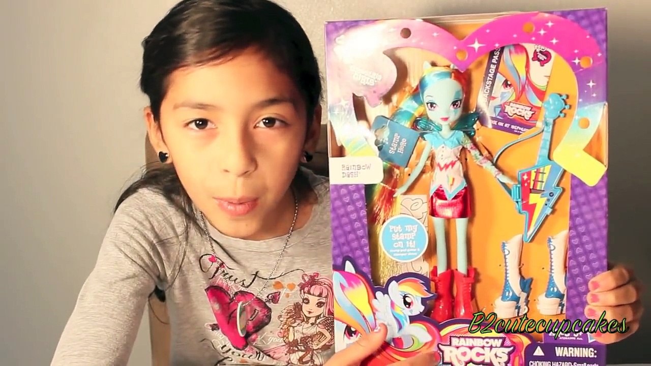My Little Pony Rainbow Rocks Rainbow Dash Doll Review| MLP Dolls| B2cutecupcakes